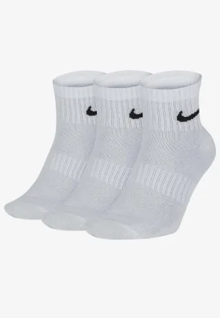Nike Dry Cushion Everyday 3 Paar Knöchelsocken in Weiß