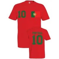 Youth Designz T-Shirt Portugal Herren T-Shirt im Fußball Trikot Look mit trendigem Motiv