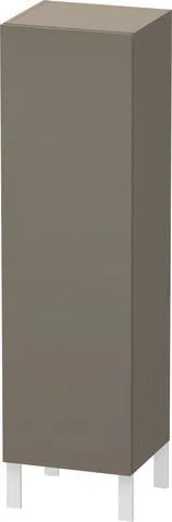 Duravit L-Cube Halbhochschrank Flanell Grau Seidenmatt 400x363x1320 mm - LC1178L9090 LC1178L9090
