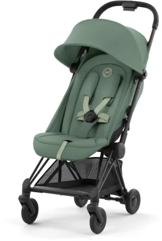 Cybex Buggy Coya Matt Black Leaf Green