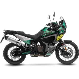 LeoVince Sportauspuff LV One EVO Edelstahl Husqvarna Norden 901 Bj.2022-2026 eintragungsfrei +ABE