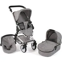 CHIC2000 Kombi-Puppenwagen Fides 3in1, mit Babywanne, Sportsitz und Autositz