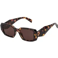 BEZLIT Eyewear Retrosonnenbrille Rundglas Designer Damen Sonnenbrille (1-St) mit schwarz und Braunen Linsen