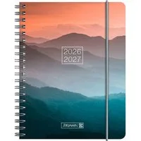 Baier & Schneider Schülerkalender Schülerkalender 2026/2027 "Misty Sunset", A6, Kunststoff