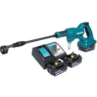 Makita Hochdruckreiniger DHW 180 RF 18 V 24 bar + 2x Akku 3,0 Ah + Ladegerät