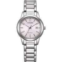 Citizen Solaruhr FE1241-71Z, Armbanduhr, Damenuhr, Edelstahlarmband, Datum