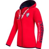 Nebulus Sweatjacke CLUBLOUNGE, P6387 - Damen, rot, XL/42