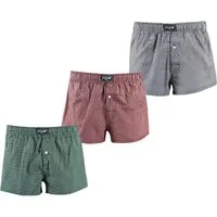 ADAM JEANS Webboxer Gewebte Boxershorts American Unterhosen Herren Boxershorts Kariert (3-St., 3er Set, 6er Set, 12er Set) Web Boxershorts Herren lockere Boxershorts Herren weit Männer Boxer