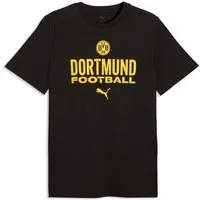 PUMA Trainingsshirt BVB FTBLCULTURE TEE Regular Fit, Kurzarm-Design, Rundhalsausschnitt, Logodruck