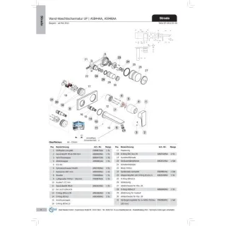 Ideal Standard Griffhebel STRADA, kpl., Click-Kart., F960873AA Chrom