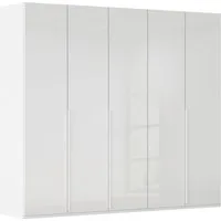 rauch Drehtürenschrank Kleiderschrank Schrank Garderobe Wäscheschrank BESTSELLER MONTCLAR (3 Ausstattungen BASIC/CLASSIC/PREMIUM (SOFT-CLOSE), Breiten 201-400 cm) Front in Glas/Hochglanz/Dekor/Grauspiegel in 5 Breiten MADE IN GERMANY