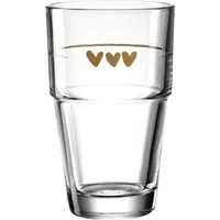 LEONARDO Longdrinkglas Leonardo Kaffeeglas Herzen Solo