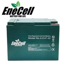 ENECELL Einzelakku 12V 45Ah für ElektroFahrzeuge Kabinenroller Akku 45000 mAh (12 V), Erweiterungsakku, Schraubanschluss