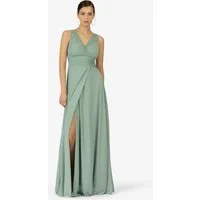 Kraimod Abendkleid mit V-ausschnitt vorne und Rückenausschnitt hinten
