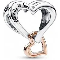 Pandora Charm-Einhänger Pandora Rose Bicolor Unendlichkeits-Herz Charm 782642C00