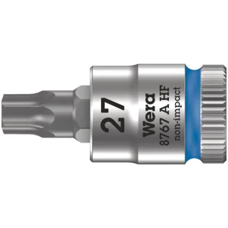 Wera 8767 A HF TORX Zyklop Bitnuss mit 1/4"-Antrieb, mit Haltefunktion Blau - 05003367001