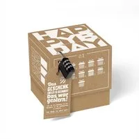 SURPRISA Geschenkbox Rätselbox für Geschenke & Gutscheine, Geschenkbox für jeden Anlass, Personalisierte Geschenkideen / Das Geschenk einfach so - war gestern!