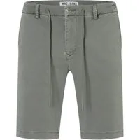 MAC Bermudas grau,Freizeit,Baumwolle,Unifarben,Tapered Fit,Mittel