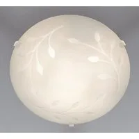 TRANGO LED Deckenleuchte, 1003L Glas Deckenleuchte inkl. 1x 8 Watt E27 LED Leuchtmittel 3000K warmweiß *CLASSICO* Deckenlampe - Badleuchte mit Ø 230mm direkt 230V, Flurlampe, WC-Lampe, Wandlampe