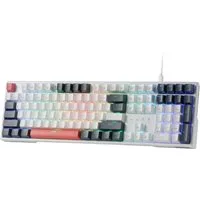 Redragon K668 Mechanische Tastatur RGB kabelgebunden Hot-Swap Rot 108 Tasten Gaming-Tastatur (Vollformat Anti-Ghosting leise ergonomisch mit Software & Makros)