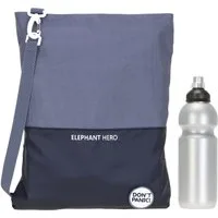 ELEPHANT Turnbeutel Sportbeutel Attach Bag Hero Signature Tasche, für Jungen Mädchen Schubeutel Gymbag + Trinkflasche