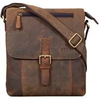 STILORD Schultertasche "Matthias" Herren Umhängetasche Leder Vintage