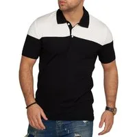 CARISMA Poloshirt CRPARATI Strick Kurzarm Polo T-Shirt Color-Block