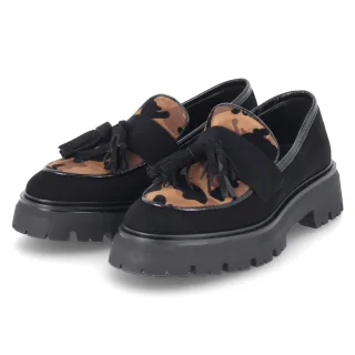 Kaerlek Loafer  Schwarz - Gr. 38 -  Leder und Synthetik