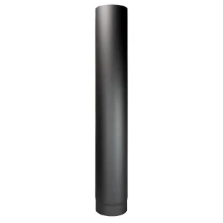 Bertrams Abgasrohr 07RL1000-130 1000 mm, Ø 130 x 2 mm, zylindrisch, gussgrau