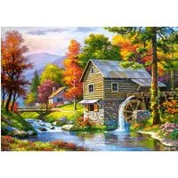 Castorland Puzzle Abgeschiedenheit am Flusslauf, Puzzleteile