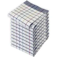 Delindo Lifestyle Geschirrtuch Bern, 10er Set, Baumwolle, Saugstarke Küchentücher, Kariert, 50x70 cm