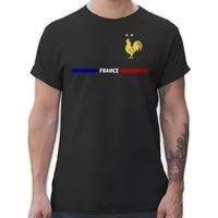 Shirtracer T-Shirt Frankreich Trikot Wappen, France mit Stolz, Französisches Fan-Motiv 2026 Fussball WM Fanartikel