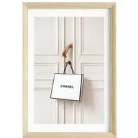JUSTGOODMOOD Poster Premium ® Chanel Shopping Bag Poster · ohne Rahmen, Poster in verschiedenen Größen verfügbar