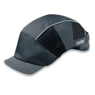 uvex Anstoßkappe u-cap premium mit langem Schirm - unisize grau/schwarz 52 cm - 64 cm - 9794301