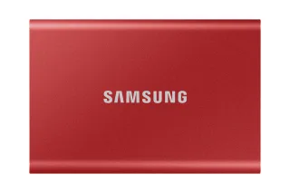 Samsung Portable SSD T7 rot 2TB | mu-pc2t0r/ww | USB-C 3.1