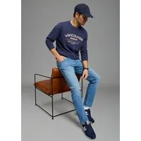 Man's World Langarmshirt Neue Kollektion! casual Stil, Langarm, schmale Passform