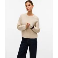 Vero Moda Strickpullover VMBANG LS O-NECK PULLOVER BOO