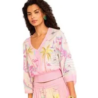 Love & Roses Strandshirt Love & Roses Strand-Oberteil mit Kimonoärmeln (1-tlg)