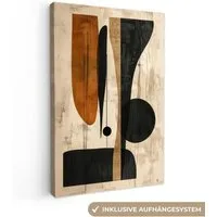 OneMillionCanvasses® Leinwandbild Abstrakt - Kunst - Formen - Modern, Fotodruck (1 St), Leinwand Canvas Wandbild, Wanddekoration 20x30 cm