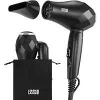 Lebenlang Reisehaartrockner klappbar klein -, 1000,00 W, Duale Spannung & Inkl. Reisetasche mit Stylingdüse, Leichtes Gewicht