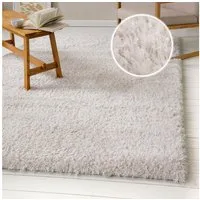 OTTO home Hochflor-Teppich Josetta, auch als Läufer erhältlich, rechteckig, Höhe: 50 mm, Langflor, Shaggy, dichter weicher Hochflor, uni farben, Wohnzimmer