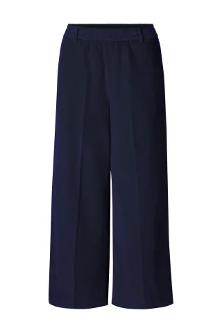Rich & Royal - Corduroy culotte pants midnight blue - Gr. - 38
