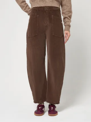 GANG Damen Hosen 94ODINA - o-shape fit Hose chestnut