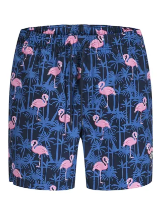 JACK&JONES - JPSTMAUI VIBES NOVELTY AOP SWIM SHORT SN Navy Blazer - Gr. - XL