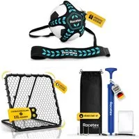 Racetex Fußballtor Racetex Rebounder + Fußball + Ballpumpe SET, ⚽ DAS PERFEKTE GESCHENK ⚽