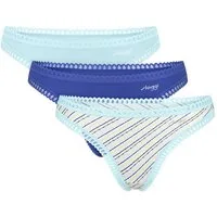 sloggi T-String 3er Pack GO Crush (Spar-Set, 3-St) String - Baumwolle - Atmungsaktiv - Komfortabel und atmungsaktiv