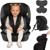 lionelo Autokindersitz LEVI FIX I-SIZE, ab: ab 15 Montaen, bis: Bis ca. 12 Jahre (150 cm), ab: 76 cm, bis: 150 cm, (Set), Dri-Seat/ISOFIX/TopTether/Reduziereinsatz/Komfort