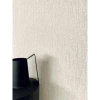 Newroom Vliestapete Nisha Creme Tapete Universal Unifarbe,Struktur,Glanz, Creme Tapete Modern Unifarbe - Universal Einfarbig Weiß Uni Glamour Struktur Glanz für Wohnzimmer Schlafzimmer Küche, Einfarbig