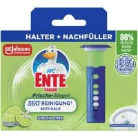 WC Ente Frische-Siegel Starter-Set inkl. 1 Nachfüller, Fresh Lime, 36 ml WC-Reiniger