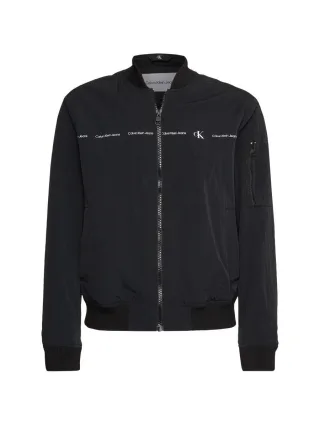 Calvin Klein Jeans - Nylon-Bomberjacke schwarz - Gr. - L